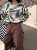 Newven ストライプTシャツ