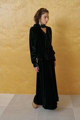 Cosmo velvet skirt_black
