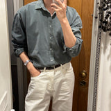 Wonder Oversized Fit Pigment Shirt (4 colors)