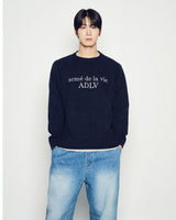 25FW フルバンディングウォッシングデニムパンツ ブルー