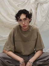 (Rewind) ホンドレスウォッシュリントスローガンTシャツ