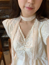 [made by fling] butterfly blouse (ivory)