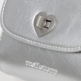 ハートロックミニバッグ (SILVER)