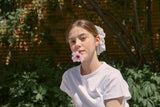 CHECK LACE SCRUNCHIE (3 COLORS)