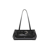 muva. New Genuine‑Leather Underarm Bag, Biker‑Style Minimalist Luxury Niche Women’s Shoulder Handbag, New Arrival May 17