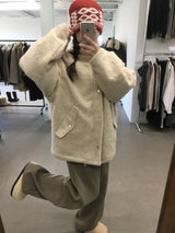 Odd Boucle High Neck Jacket (2color)