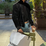 ASCLO Technical Track Leather Jacket (2color)