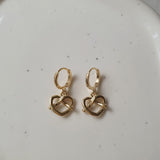 プレッツェル ハギーズ ピアス - Gold Color