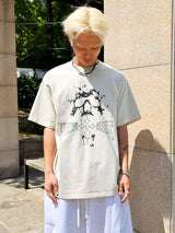 VENTIQUE Pigment Smoke T-shirt 3color