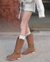 Rocent buckle boots