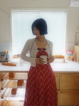 BUCKLE CROP CARDIGAN (IVORY, BLACK 2COLORS!)