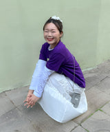 [Pouch SET] TT S2 ロゴショートスリーブTシャツ_パープル (4 SIZE)