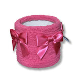 Fuzzy Pot_Ribbon_Hot pink (Hot pink)