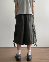 Rope Cargo Bermuda Pants