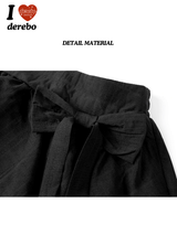 black rose frill halter neck skirt two-piece