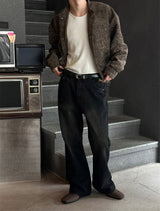 [4SEASON] Flare washing denim pants(2color)