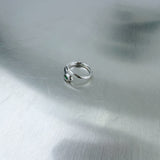 Curved Stone Open Ring