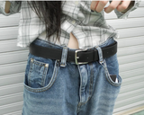 brush denim pants