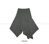 SOFT UNBALANCE FLARE SKIRT