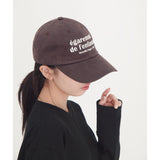 L'ENFANCE BALL CAP (BROWN)