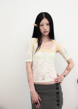 [香] Classic Button Skort (SS & Lace ver) (Gray)