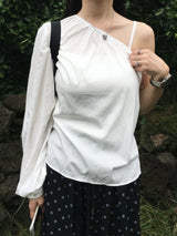 Arc One Shoulder Blouse (2c)