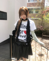 キッチュラブレタリング半袖Tシャツ