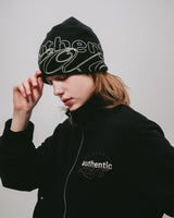 authentic love beanie -black-