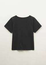 ボタンストラップTシャツ (Navy)
