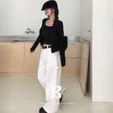 Middle Carpenter Detail Long Pants