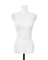 lin silver slim halter TOP