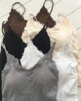 メティル レース キャップ ノースリーブ トップ
