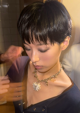 Fakiii x Suga Scoop Angel Spark Necklace_White