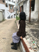 Round-Neck Loose-Fit Knit