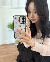 loveberry glass bumper case (pink)