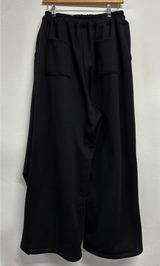 FLEECE❤TWO PINTUCK PARACHUTE LONG PANTS 🖤🤍🩶3COLOR