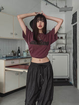 Furby Pintuck Denim String Pants