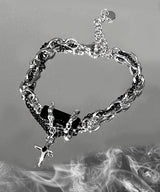 Black Mood Square Bracelet