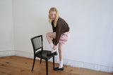 Petal satin skirt_pink