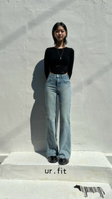 FLARED BOOTCUT DENIM PANTS code 23005