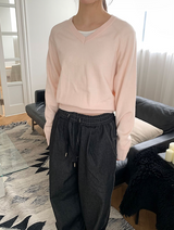 Loosefit v neck knit(8color)