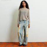 Vineca (Destroyed) Double Knee Jeans