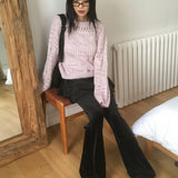 フォランウールモヘアツイストパンチニットウェア
