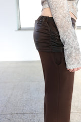 [ID] Distressed Halter Top & Bolero Set (Silver gray)