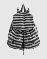  Devil Puff Backpack _ Black Stripe