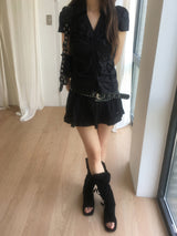 アムール レース ミニスカートパンツ