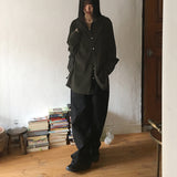 Pelle Corduroy Oversized-Fit Shirt