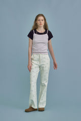 ラベルベーシックTシャツ_navy
