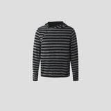 Kell Button Striped Hoodie