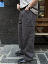 Adel cut line washing wide pants